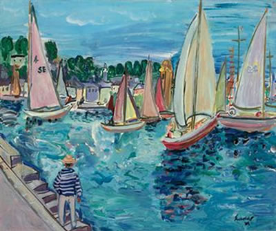 Bord de l'eau à Bougival by Carlos Nadal - Auction record, sale price, and art valuation. Compare with similar artists and explore comparable artworks.