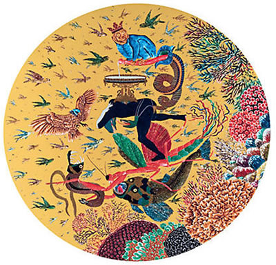 Garden of Earthly Delights XIV ; Circular