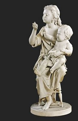AN ITALIAN WHITE MARBLE FIGURAL GROUP OF A CHILD AND ENFANT by Raimondo Pereda - Auction record, sale price, and art valuation. Compare with similar artists and explore comparable artworks.