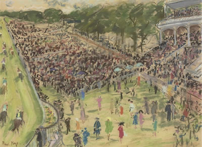 Spectators at the Races, Goodwood