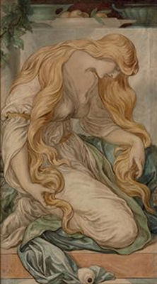Sample artwork by Frederick James Shields (1833 - 1911), known for figure and allegorical paintings, mural decorations - View similar artists and auction records