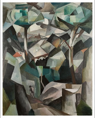 Sample artwork by Albert Gleizes (1881 - 1953), known for cubist painting, murals - View similar artists and auction records