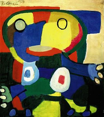 Le grand chef Cobra (Big Chief Cobra) by Karel Christiaan Appel - Auction record, sale price, and art valuation. Compare with similar artists and explore comparable artworks.