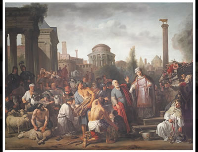 Sample artwork by Claes Cornelisz Moeyaert (c. 1592 - 1655), known for figure, religious genre paintings - View similar artists and auction records