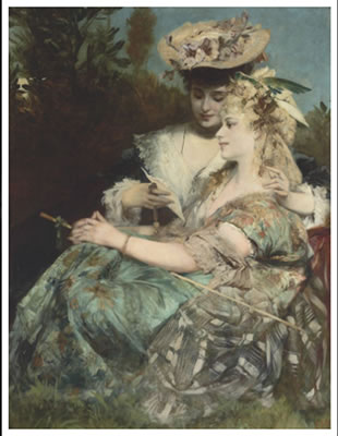 Der Liebesbrief by Hans Makart - Auction record, sale price, and art valuation. Compare with similar artists and explore comparable artworks.