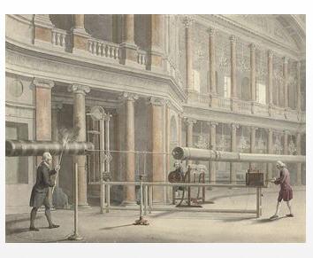 The interior of the Pantheon, Oxford Street with Mr Wilson's experiments with an electrical machine