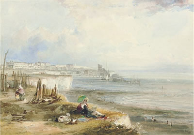Sample artwork by Robert Brandard (1805 - 1862), known for genre, landscape, interiors - View similar artists and auction records