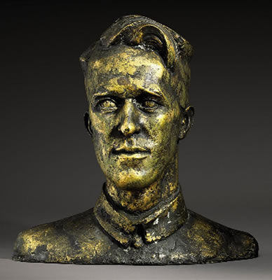 Portrait bust of T.E. Lawrence