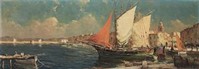 Panorama of the Port of St Tropez