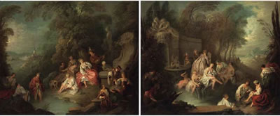 Sample artwork by Jean-Baptiste Pater (1695 - 1736), known for figure, portrait and genre painting-festivals - View similar artists and auction records