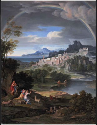 Heroische Landschaft mit Regenbogen by Joseph Anton Koch - Auction record, sale price, and art valuation. Compare with similar artists and explore comparable artworks.