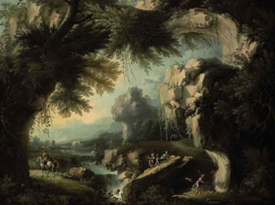 Sample artwork by Michele Pagano (1697 - 1732), known for landscape painting - View similar artists and auction records