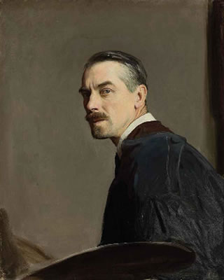 Portrait of George Spencer Watson: Self-portrait of the artist