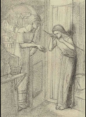 Clerk Saunders by Elizabeth Eleanor Siddal - Auction record, sale price, and art valuation. Compare with similar artists and explore comparable artworks.