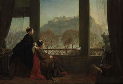 Portrait of the Baroness Burdett Coutts and her companion Mrs Brown, Edinburgh, 1874 by James Drummond - Auction record, sale price, and art valuation. Compare with similar artists and explore comparable artworks.