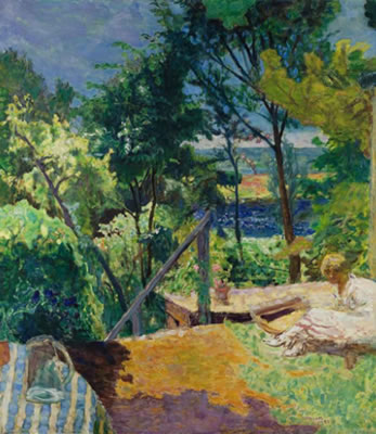Terrasse à Vernon by Pierre Bonnard - Auction record, sale price, and art valuation. Compare with similar artists and explore comparable artworks.