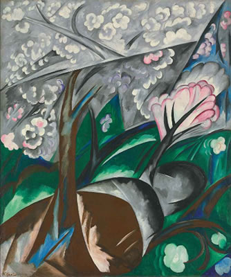 Les arbres en fleurs (Pommiers en fleurs)