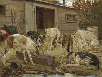 The kennels by Georgy Konstantinovich Savitsky - Auction record, sale price, and art valuation. Compare with similar artists and explore comparable artworks.