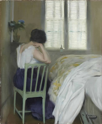 Las horas tristas by Ramon Casas Carbo - Auction record, sale price, and art valuation. Compare with similar artists and explore comparable artworks.
