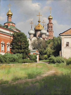 Novodevichy Convent by Alexandr Laktionov - Auction record, sale price, and art valuation. Compare with similar artists and explore comparable artworks.