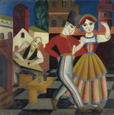 The dance (recto) and A cubist portrait (verso)
