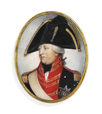 King George III (1738-1820), in blue and red General's uniform ('The Blues') by Richard Collins - Auction record, sale price, and art valuation. Compare with similar artists and explore comparable artworks.