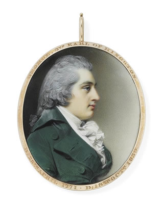George King, 3rd Earl of Kingston (1771-1839), in profile to the right