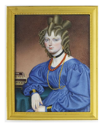 Sample artwork by Walter Stephens Lethbridge (1771 - 1831), known for portrait paintings, miniatures - View similar artists and auction records