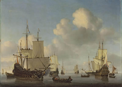 Sample artwork by William (The Younger) Van de Velde (1633 - 1707), known for marine painting, drawing - View similar artists and auction records