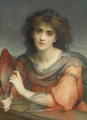 Luna by Charles Edward Halle - Auction record, sale price, and art valuation. Compare with similar artists and explore comparable artworks.