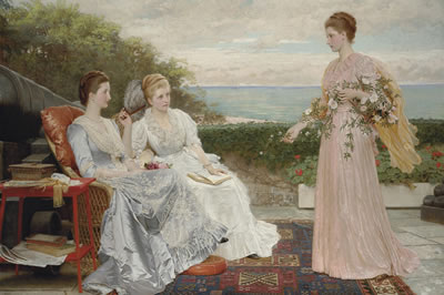 The Ramparts, Walmer Castle; Portraits of the Countess Granville, and the Ladies Victoria and Mary Leveson-Gower by Charles Edward Perugini - Auction record, sale price, and art valuation. Compare with similar artists and explore comparable artworks.