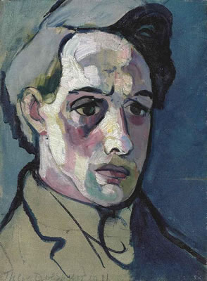 Portrait of Theo (Christian Emil Kupper) van Doesburg: Self-portrait