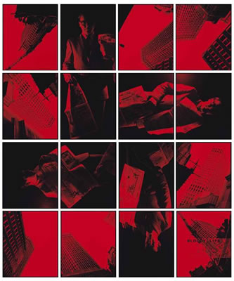 Sample artwork by Gilbert & George (Born 1943/1942), known for collaborative geometric-grid symbolic painting - View similar artists and auction records