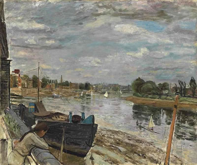 The Thames at Hammersmith by Carel Victor Marlais Weight - Auction record, sale price, and art valuation. Compare with similar artists and explore comparable artworks.