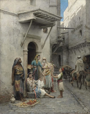 Le jeune marchand de fleurs