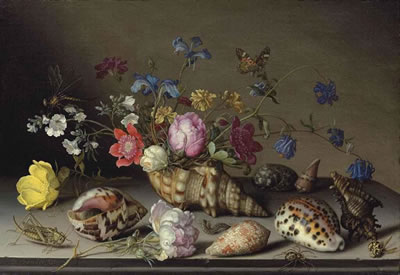 Sample artwork by Balthasar Van Der Ast (1593/94 - 1656), known for floral, shell, insects and fruit still life painting - View similar artists and auction records