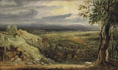 A view in Somersetshire from Fitzhead, the Seat of Lord Somerville