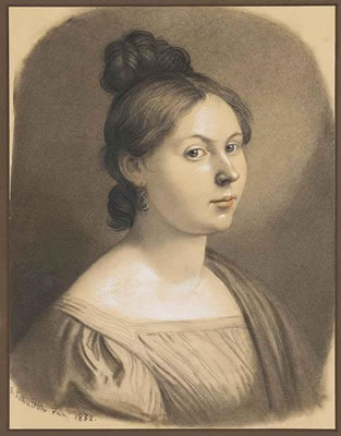 Portrait of a lady, bust-length, turned to the right by Johann Gottfried Schadow - Auction record, sale price, and art valuation. Compare with similar artists and explore comparable artworks.
