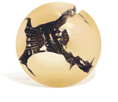 Sfera con sfera by Arnaldo Pomodoro - Auction record, sale price, and art valuation. Compare with similar artists and explore comparable artworks.