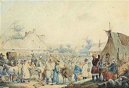 Market place in Ukraine by Vasily Sternberg - Auction record, sale price, and art valuation. Compare with similar artists and explore comparable artworks.