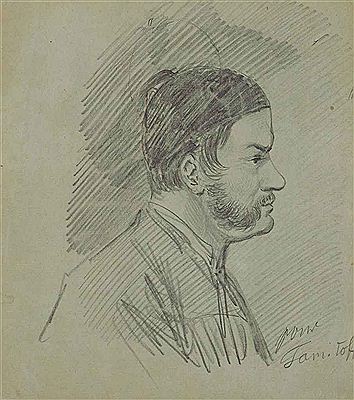 Portrait of Alexander Osipovich Orlovsky: Self-portrait
