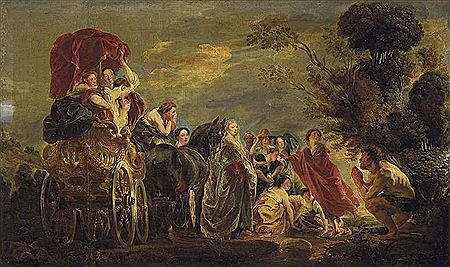 The Meeting of Odysseus and Nausicaa