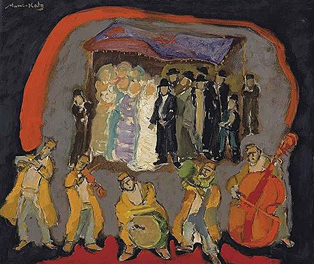 Sample artwork by Mane Katz (1894 - 1962), known for portrait and jewish-theme painting - View similar artists and auction records