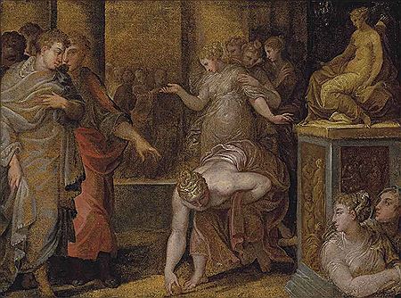 ATALANTA PICKING UP THE GOLDEN APPLE