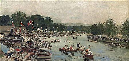 Sample artwork by Frederick Vezin (1859 or 69 - 1942), known for landscape, genre, marine painting, lithography - View similar artists and auction records