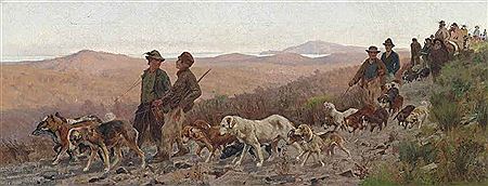 Pronti per la caccia in Maremma by Eugenio Cecconi - Auction record, sale price, and art valuation. Compare with similar artists and explore comparable artworks.