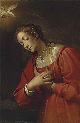THE VIRGIN ANNUNCIATE