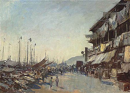 The Hong Kong Waterfront by Edward Brian Seago - Auction record, sale price, and art valuation. Compare with similar artists and explore comparable artworks.