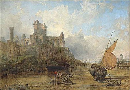 Peel Castle, Isle of Man by John Wright Oakes - Auction record, sale price, and art valuation. Compare with similar artists and explore comparable artworks.