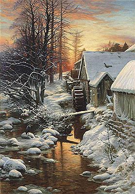Silence of the snow, Bucket Mill on the Feugh, Finzean